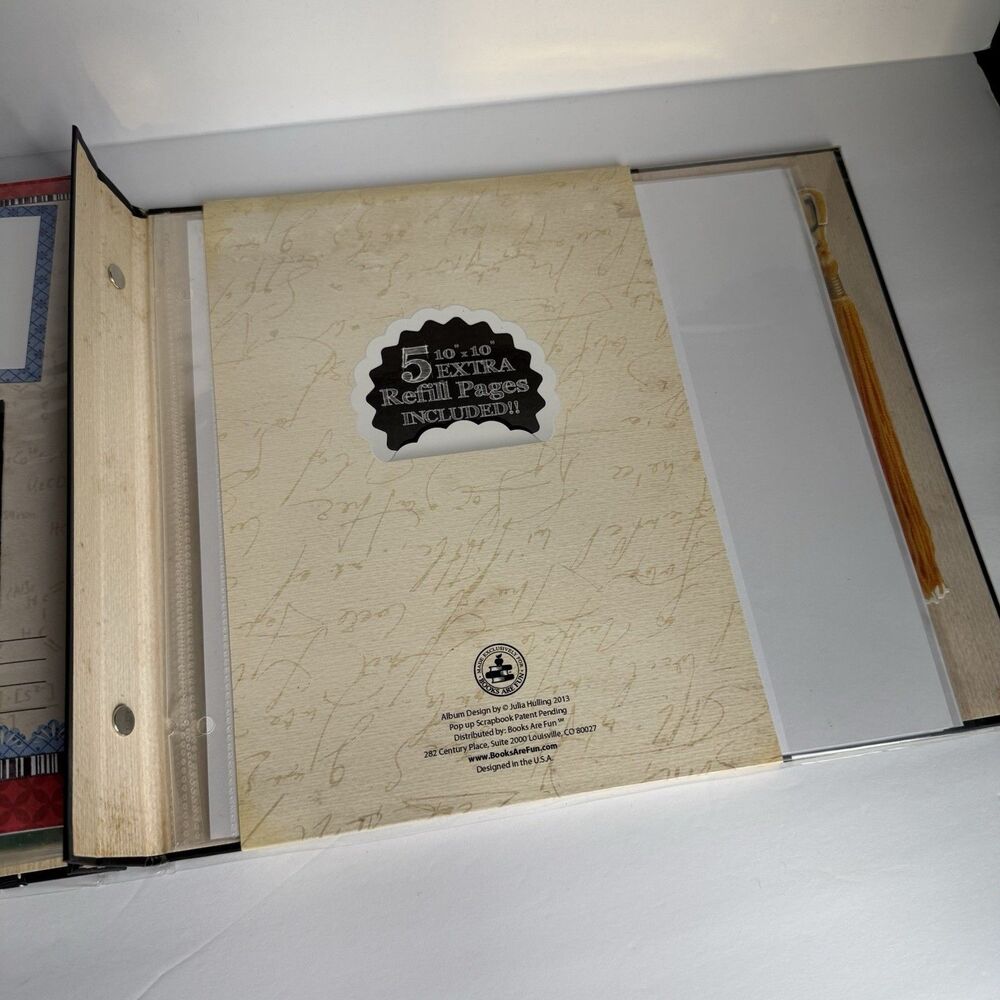 Graduation Pre-Designed Instant Scrapbook Album 10x10" 16 Designs 3-D Pop Up - Picture 9 of 10